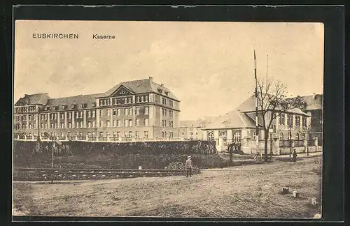 AK Euskirchen, Eisenbahngleise am Kasernentor
