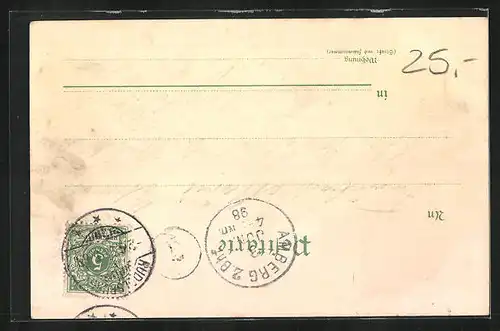 Lithographie Saaleck, Rudelsburg und Saaleck