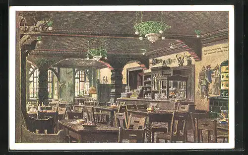 AK Eisenach, Bier-Restaurant Der Zwinger im Hotel Kaiserhof