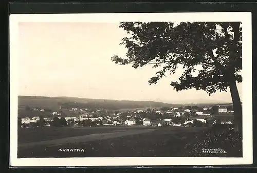 AK Svratka, Panorama vom Ort