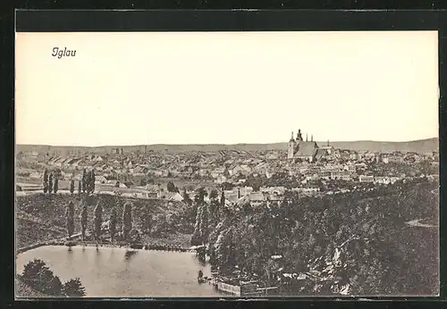 AK Iglau, Gesamtansicht vom Ort