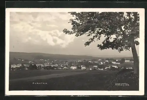 AK Svratka, Panorama vom Ort