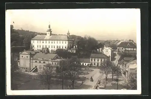 AK Kysperk, Strassenpartie mit Gebäudeansicht
