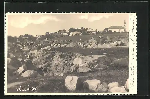 Foto-AK Vcelakov, Panorama