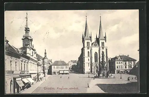 AK Schumberg / Chrudim, Riegrovo namesti