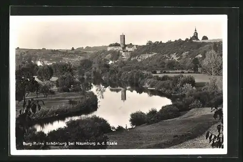 AK Schönburg bei Naumburg a. d. Saale, Burgruine Schönburg