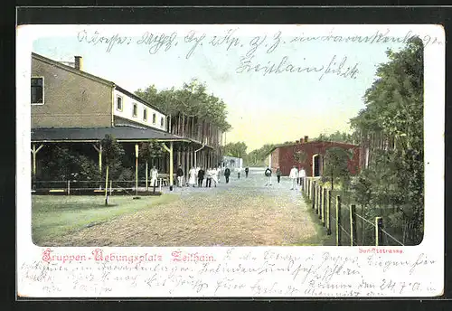 AK Zeithain, Truppen-Übungsplatz in der Senfftstrasse