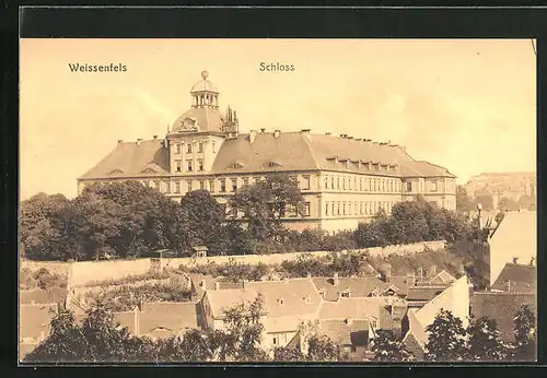AK Weissenfels, Blick auf das Schloss