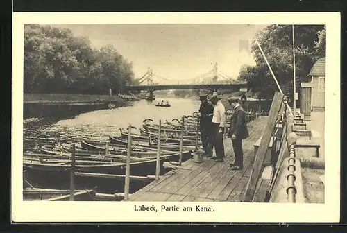 AK Lübeck, Partie am Kanal