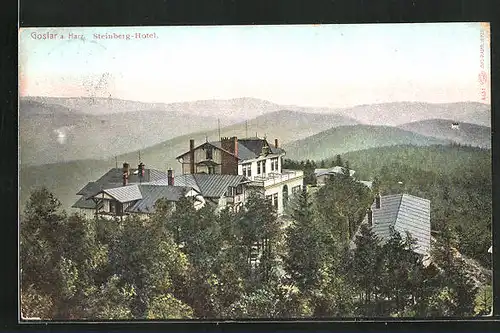 AK Goslar a. Harz, Steinberg-Hotel