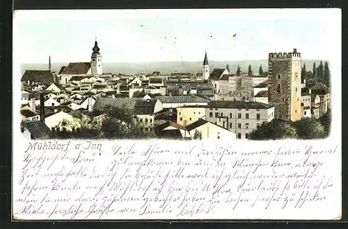 AK Mühldorf a. Inn, Teilansicht