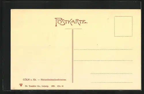 AK Köln a. Rh., Heinzelmännchenbrunnen