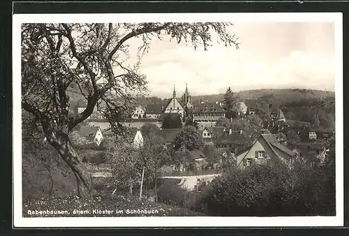 AK Bebenhausen, Ehem. Kloster im Schönbuch, Ortsansicht