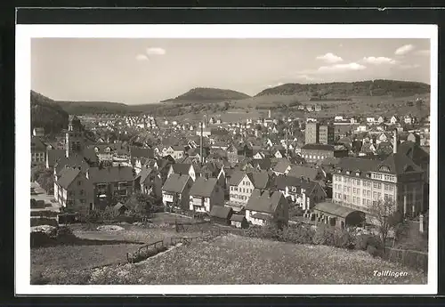 AK Tailfingen, Gesamtansicht vom Ort mit Umgebung