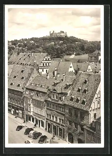 AK Coburg, Marktplatz und Veste