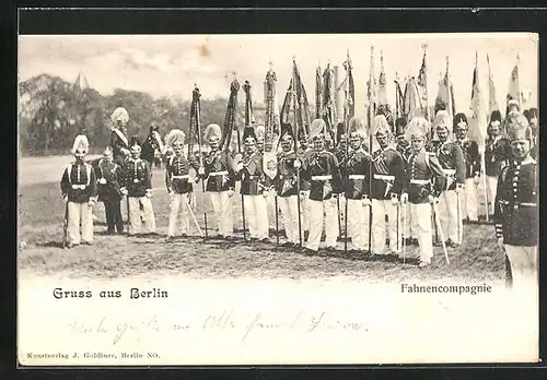 AK Berlin, Fahnencompagnie, Infanterie
