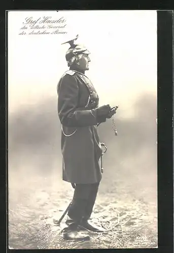 AK Portrait von Graf Haeseler in Uniform, General der deutschen Armee, Heerführer