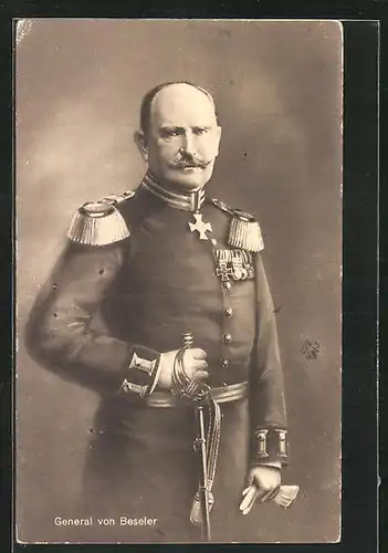 AK Portrait vom General von Beseler in Uniform