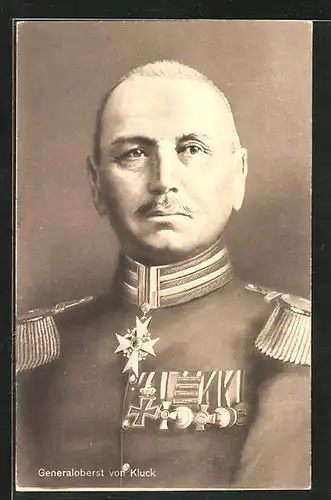 AK Portrait des Generaloberst von Kluck in Uniform