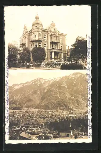 Foto-AK Bad Reichenhall, Hotel Haus Maria Theresia, Rinkstrasse 8