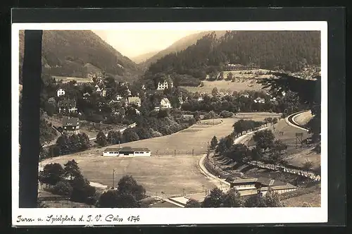 AK Calw, Turn- u. Spielplatz d. T. V. Calw 1846