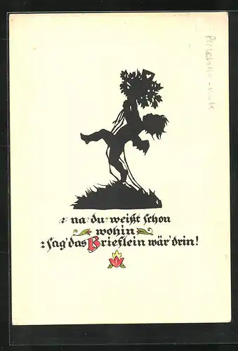 Künstler-AK Georg Plischke: Engel mit Blumenstrauss