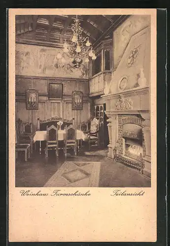 AK Eisenach, Restaurant Kaiserhof-Gaststätten, Weinhaus Turmschänke