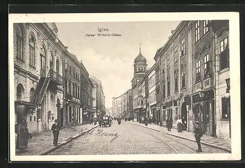 AK Iglau, Kaiser Wilhelm-Gasse