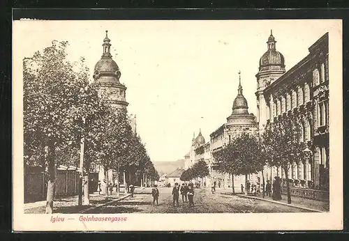 AK Iglau, Partie in der Gelnhausengasse