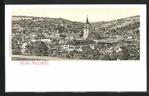 Lithographie Velke Mezirici, Celkový pohled