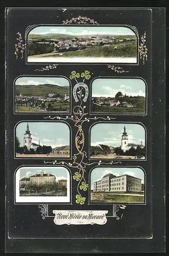 AK Nove Mesto na Morave, Celkový pohled, Radnice