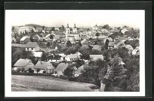 AK Bystrice n. P., Teilansicht der Stadt