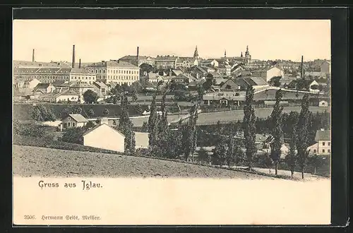 AK Jihlava /Iglau, Teilansicht der Stadt im Sonnenschein