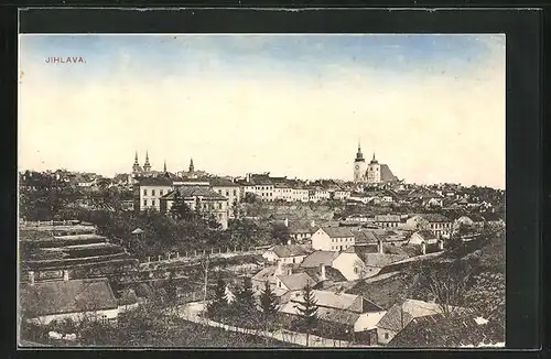 AK Jihlava /Iglau, Blick über die Stadt