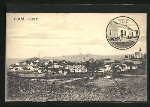 AK Dolni Bradlo, Obchodni dum, Panorama