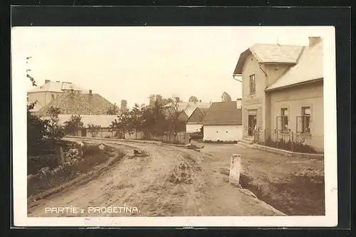 AK Prosetin, Obchod Frantisek Tomisko, Strassenpartie