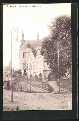 AK Litomysl, Ulice Bozeny Nemcove
