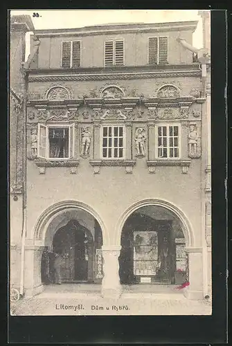 AK Leitomischl / Litomysl, Dum u Rytiru