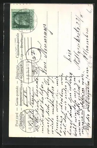 Künstler-AK Der blinde Bettler