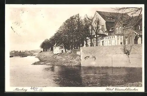 AK Nienburg, Hotel Weserschlösschen