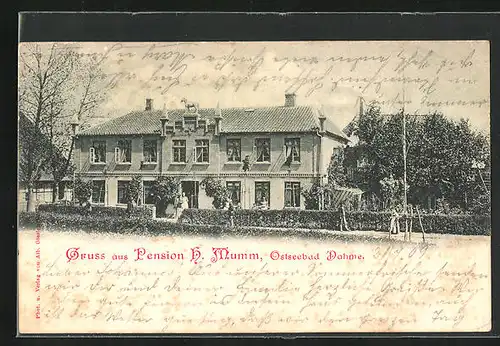 AK Dahme /Ostsee, Hotel Pension H. Mumm