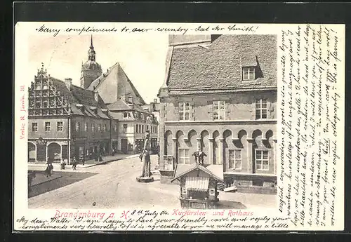 AK Brandenburg a. H., Kurfürsten- und Rathaus