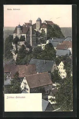 AK Hohnstein /Sächs. Schweiz, Schloss Hohnstein