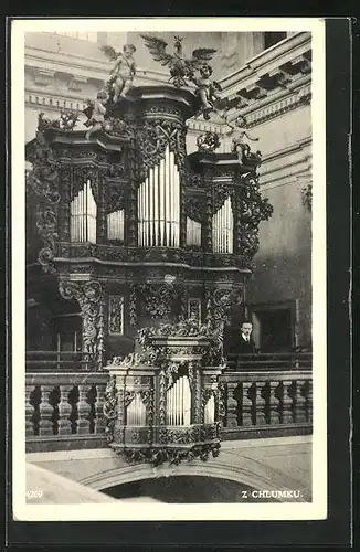 AK Luze, Kostel Panny Marie na Chlumku