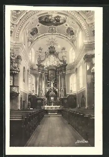 AK Jevicko, Innenansicht der Kirche