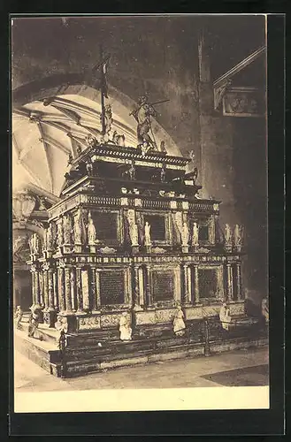 AK Freiberg i. Sa., Grabdenkmal des Kurfürsten Moritz im Dom