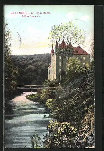 AK Altenberg im Dhünnthale, Blick auf Schloss Strauweiler