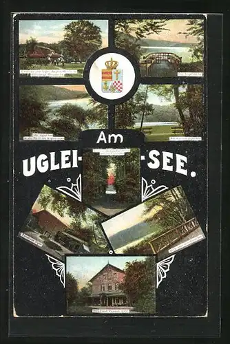 AK Eutin, Gasthaus zum Uglei, Hotel und Pension Uklei