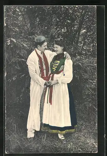 AK Betzinger Volkstracht, schwäbische Tracht