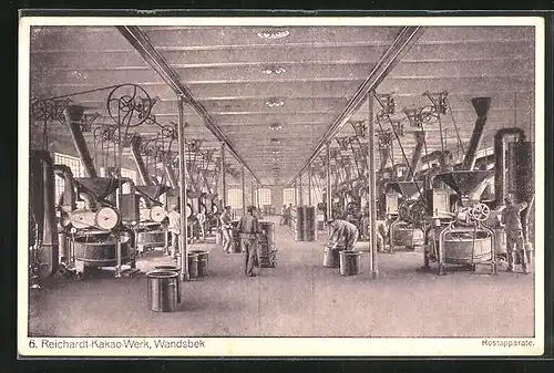 AK Wandsbek, Reichardt-Kakao-Werk, Rostapparate